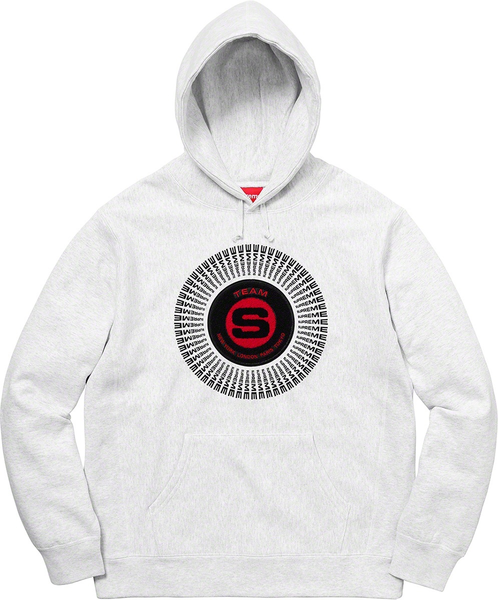 Chenille Appliqué Hooded Sweatshirt view 2